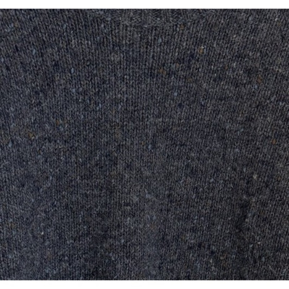 Vintage 80s White Wheeler & Martha Blue Wool Chunky Sweater Small - Picture 2 of 8